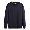 Round Neck Solid Color Sweater Men's Sports Jacket Long-sleeved T-shirt