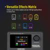 SONICAKE Pedal with Amp IR Cabinet Stereo OTG USB Audio Bluetooth LCD Color Lithium Pocket Master Multi-Effects Guitar/Bass Modeling, Simulation,
