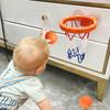 Baby Bath Toy Children Water Play Toys Set Bathroom Bathtub Suction Cup Shooting Basketball Hoop with 3 Balls Bath Toys for Kids