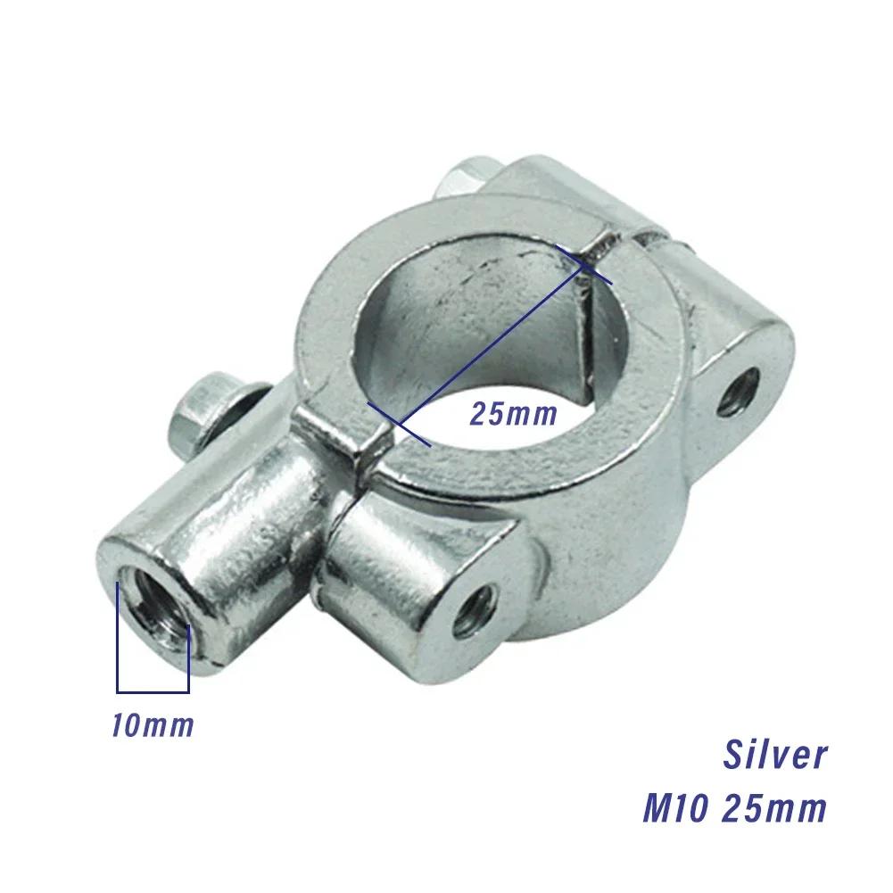 22 мм 25 мм Руль 10 мм 8 мм Резьба Универсальный Мотоциклетный Кронштейн Зеркала Заднего Вида Адаптер Держателя Черное Основание Зажима