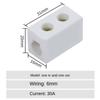 High-temperature Resistant Screw Wire Connector Terminals 1 In 1 Out Ceramic Terminal Post