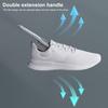 Shoe Cleaning Brush Ergonomic Design Long Handle Double-sided Design Waterproof Rubber Shoe Care Snow Boot Cleaner