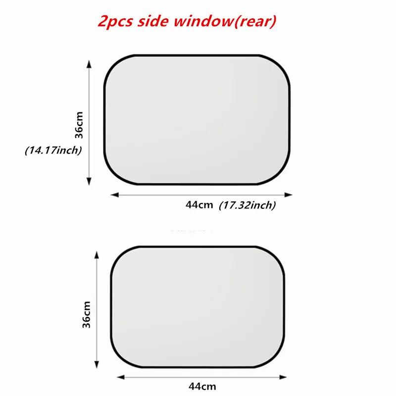 6PCS Car Sunshade Front And Rear Windshields Privacy Windows Sun Protection   Thermal Insulation Sunshades Car Accessories