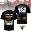 Bon Jovii 2026 Forever Tour Черная 3D Футболка Унисекс S-5XL