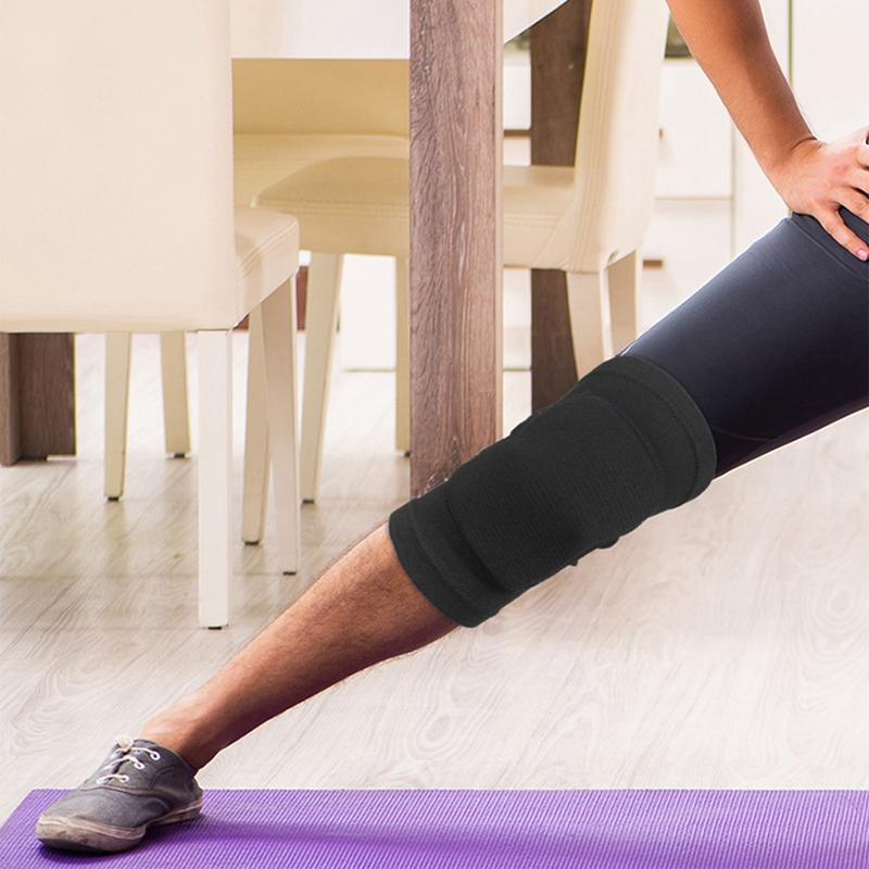 1 пара спортивных наколенников для волейбола, йоги, женщин, детей, мужчин, поддержка коленной чашечки, наколенники для танцев, фитнес-протектор, рабочее снаряжение