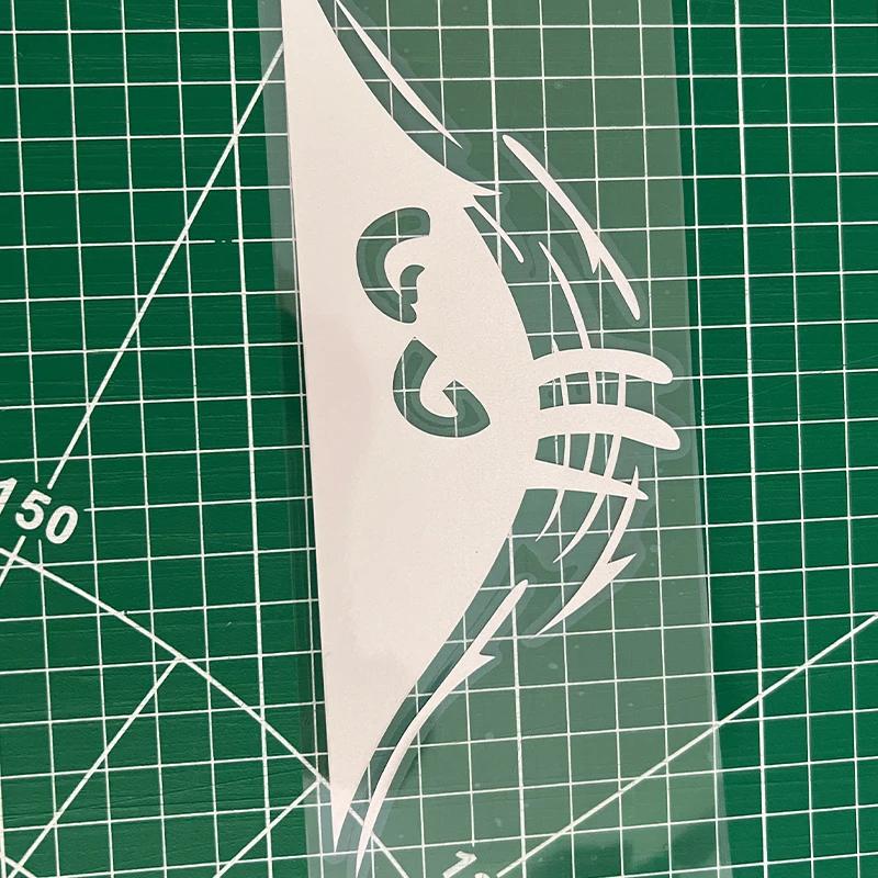 Автомобильные наклейки Смешные Креативные 3D Большие Глаза Автомобильная Наклейка Черная Наклейка Подглядывающий Монстр 19x7СМ Авто Товары Авто Аксессуары