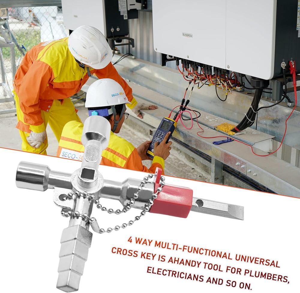 Многофункциональный водопроводный ключ с треугольным гаечным ключом, сантехнический ключ, квадратный треугольный электрический шкаф для поезда, лифтовый шкаф