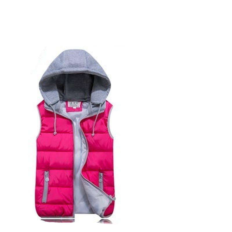 Женский жилет с капюшоном, весенне-осенний теплый жилет с хлопковой подкладкой, базовое пальто без рукавов на молнии