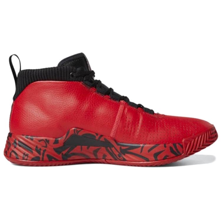 adidas Кроссовки Dame 5 Mid Top Большие Красные EE4046