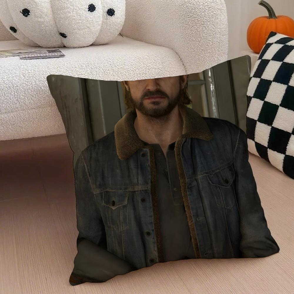 TTommy Miller Cushion Cover Throw Pillow Cover Hidden Button Durable Polyester Chair Cushion