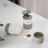 Children's Pill Splitter, Grinder & Crusher: Japanese Medicine Cutter & Pill Box