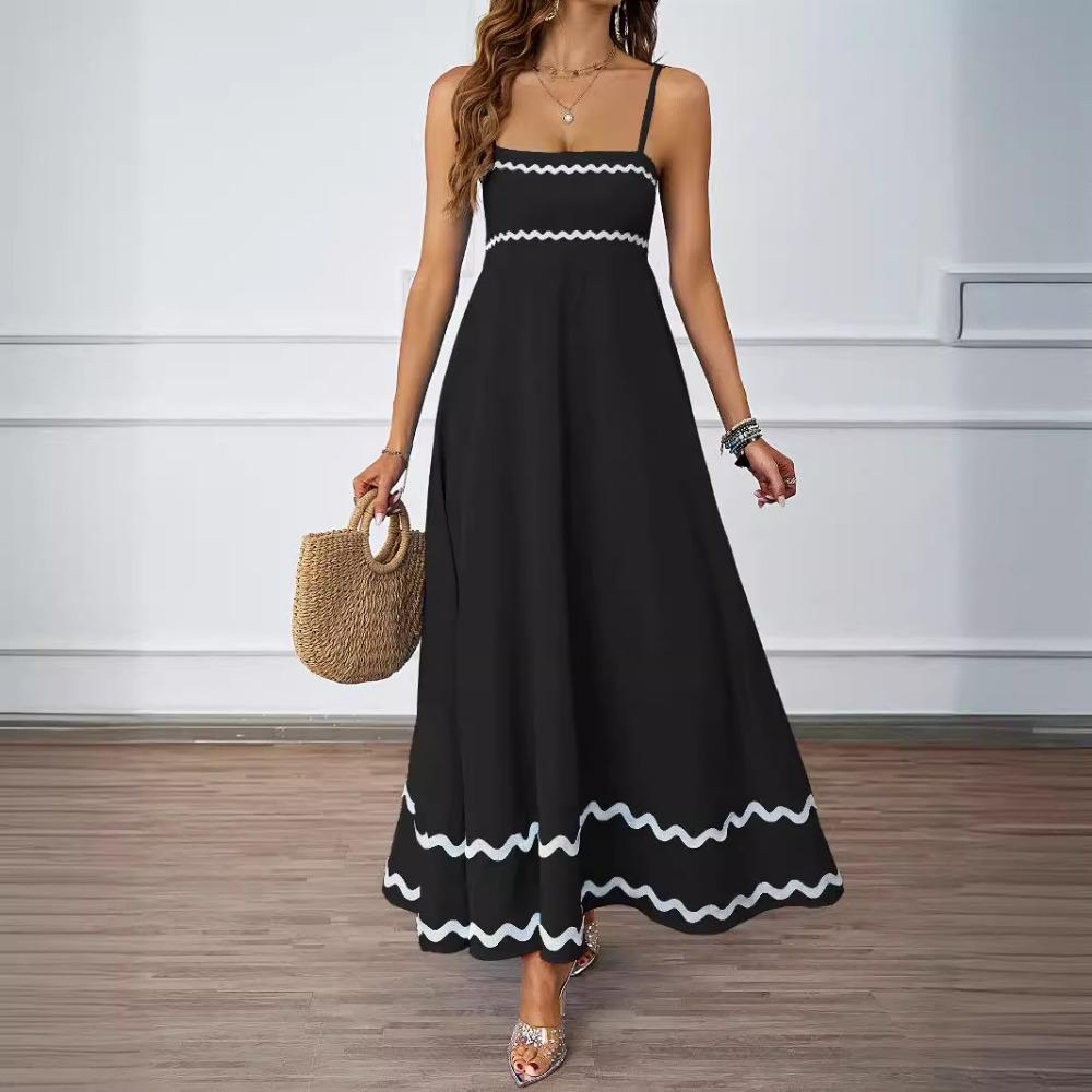 Элегантное макси-платье без бретелек с кружевом и однотонным цветочным принтом для женщин