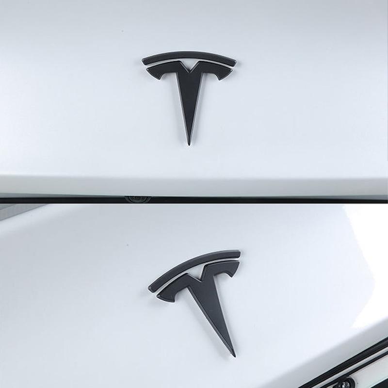 Tesla Model 3 Logo Sticker Badge Decals 3 pieces