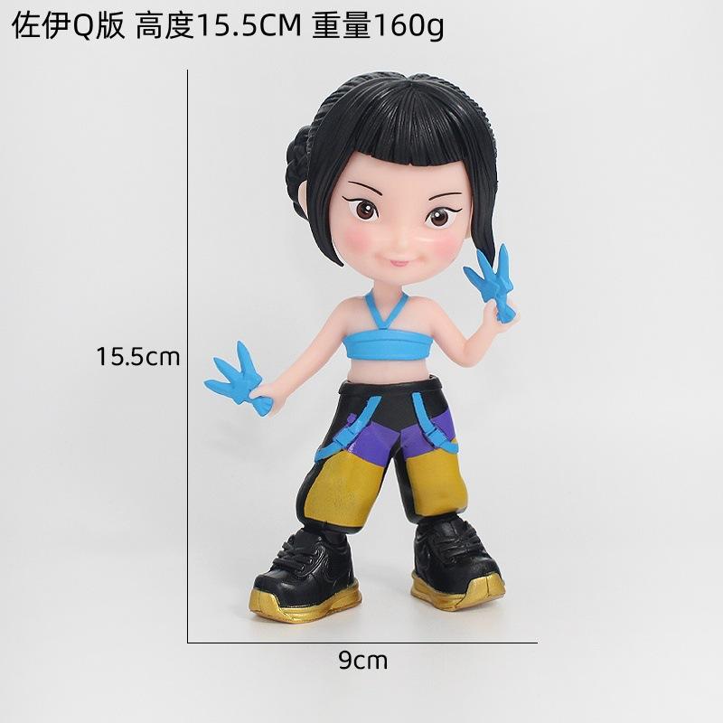 Свирепые фигурки модной девичьей группы - Милые коллекционные мультяшные модели для украшения рабочего стола и полок