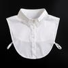 Formal False Collar Women Embroidery Faux Col Half Shirt Blouse Fake Collars Sweater Shirt Detachable Collars Accessories