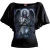 Spiral Direct Womens/Ladies Grieving Angel Boat Neck Batwing T-Shirt