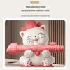 Large Chinese Style Fortune Cat Figurine - Ideal for Housewarming, Office Decor, or Reception Area