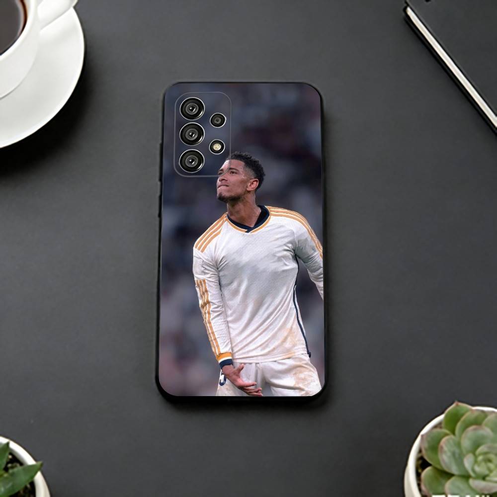 Чехол для телефона J-Jude Football B-Bellingham для Samsung S25,S24,S21,S22,S23,S30,Ultra,S20,Plus,Fe,Lite,Note,10,Черная крышка