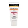 Солнцезащитный крем Clear Face Breakout Free Oil-Free с широким спектром действия SPF 30, 3 жидких унции