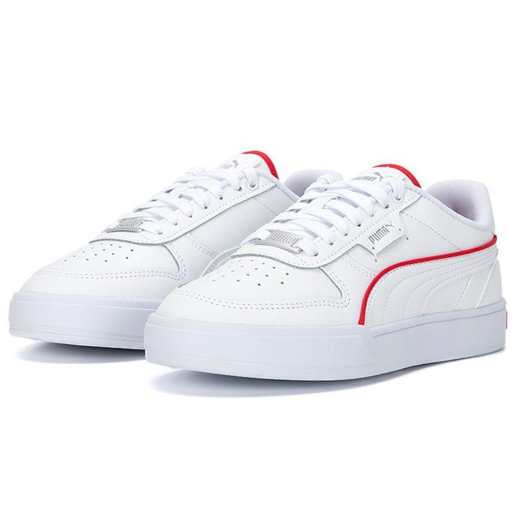 Puma Кроссовки унисекс Caven Dime White High Risk Red Серебро 384953-07