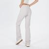 Lu New Threaded High-Waist Bell-Bottom Yoga Pants - Hip Lift, Slimming, All-Match, High Elasticity, Comfortable for Indoor or Outdoor Wear.