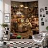 Wall TapestryWallace & Gromit Art Hanging Cloth Decorative Background Cover for Room Decoration