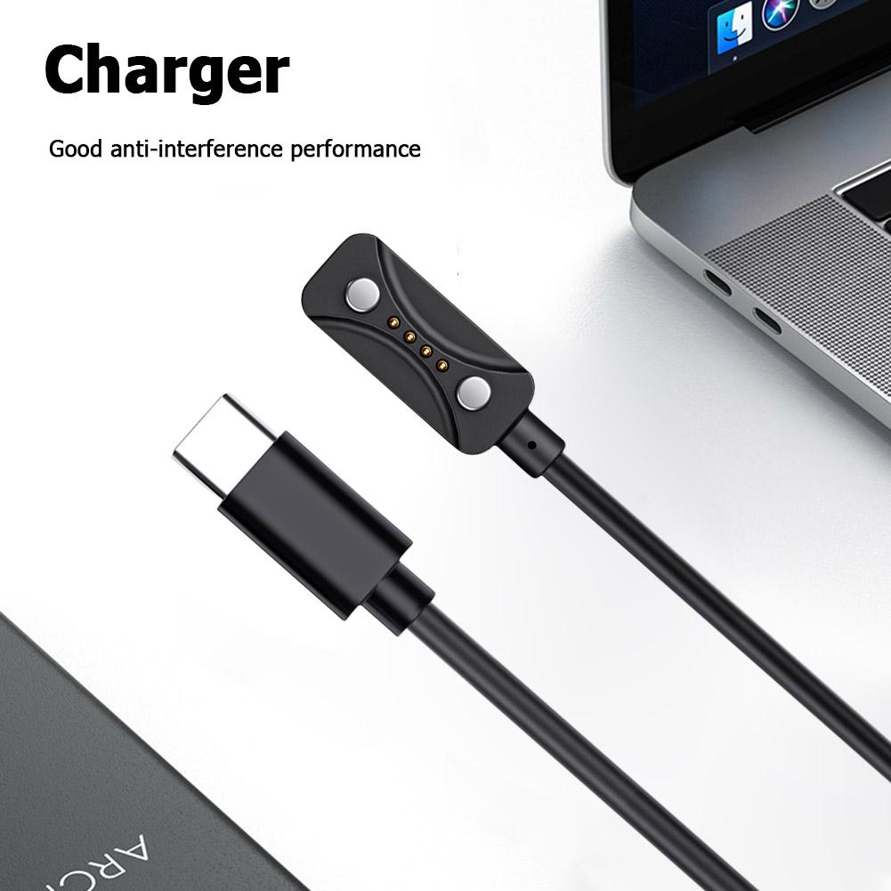 Зарядный кабель USB C, 1 м, портативный адаптер питания, замена для умных часов Polar Ignite 3/ Grit X2 Pro, 5 В 1 А