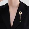 "Fu Character, Good Fortune, Peace and Safety Clasp Brooch, High-end Cheongsam, Suit Accessory, Anti-glare Corsage.