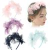 Tulle Headband Lovely Princess Wear Photo Booth Props for Christmas Party