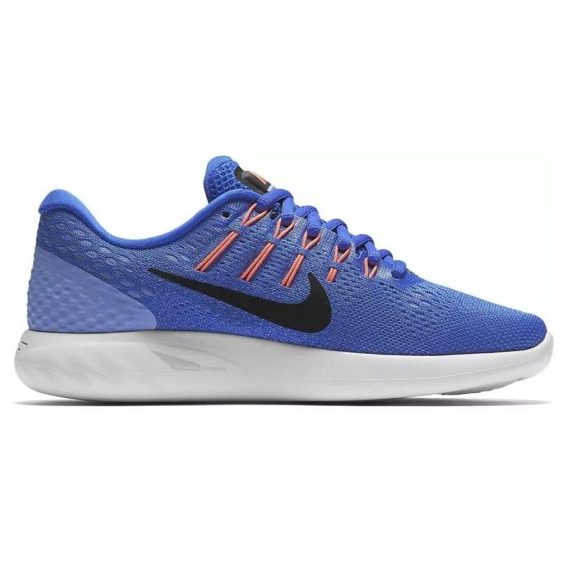 Nike Lunarglide 8 Удобные Повседневные Сетчатые Амортизирующие Прочные Низкие Кроссовки для Бега Женские кроссовки Синие 843726-406