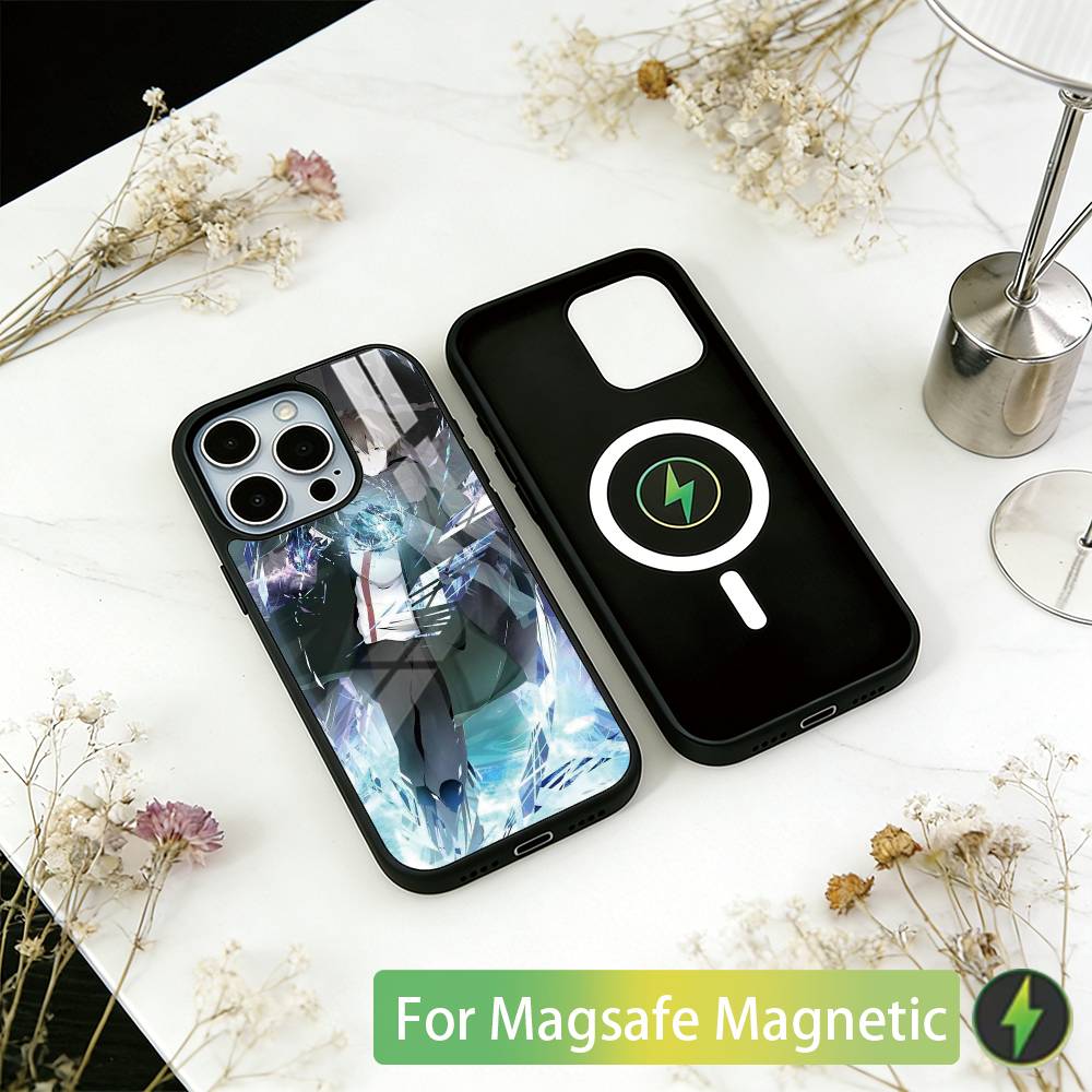 Чехол для телефона Guilty Crown Для iPhone17,16,15,14,13,12,11 Plus,Pro Магнитный Для Magsafe Беспроводная Зарядка