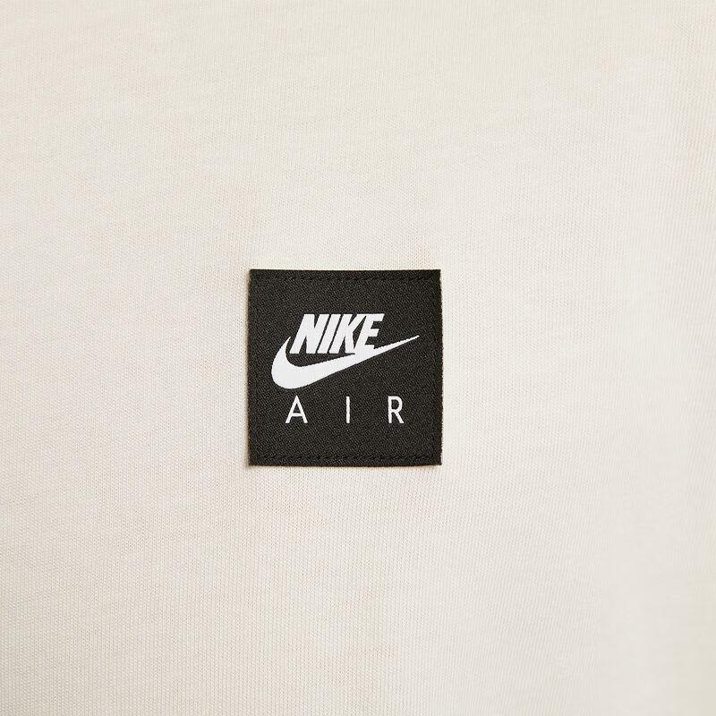 Nike Мужские футболки Air Экру Круглый вырез Средняя посадка HQ9249-133