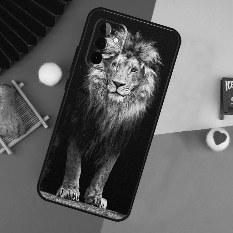 Чехол с изображением Леопарда, Тигра, Льва для Samsung Galaxy A54 A34 A14 A15 A35 A55 A52 A32 A12 A51 A71 A13 A23 A33 A53