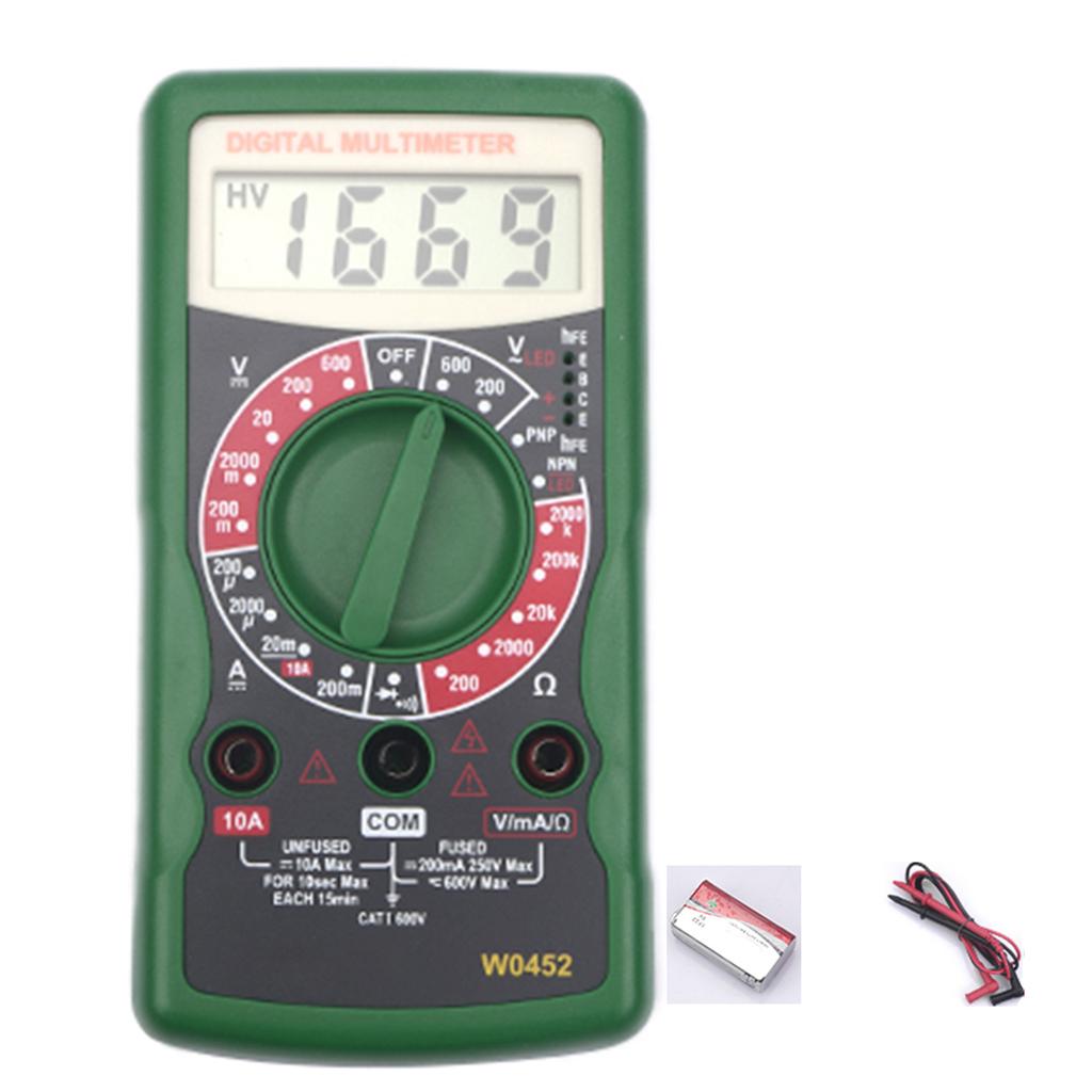 Вольт Ампер Конденсатор Диод Триод NCV Гц Тестер С Подсветкой Мультиметр с Функцией Удержания Данных Автоотключением Индикацией Низкого Заряда Батареи