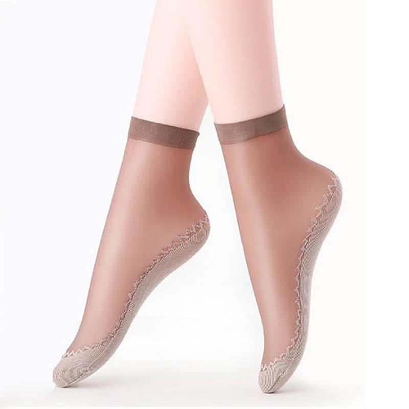 Cotton Stockings Women's Summer Black Stealth Transparent Anti-hook Stockings