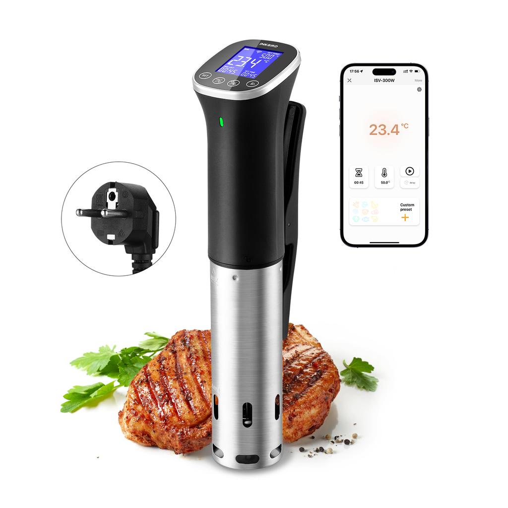 INKBIRD ISV-300W WiFi Су-вид машина 220В EU вилка IPX7 Водонепроницаемый Су-вид кукер Удаленное управление через приложение с рецептами и будильниками