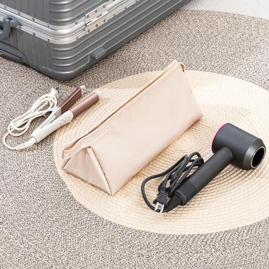 Сумка для хранения фена большой вместимости с застежкой-молнией, дорожная портативная сумка для хранения, органайзер для плойки