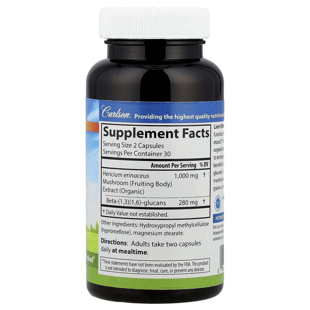 Deer Antler Mushroom, Veggie Capsules 60