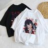 European and American Y2K Retro Street Fashion Anime Printed T-shirt for Summer