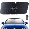 CHICHL Car Front Car Car Light Heat Easy UV Privacy Titanium Heat Convenient Storage Pouch Included Sunshade, Sunshade, Umbrella-Style Parasol,