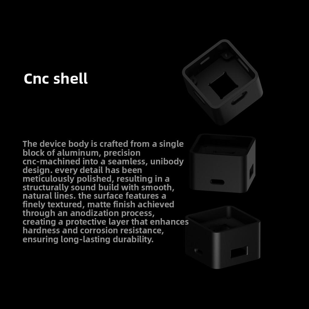 EM Aluminum Alloy Custom Expansion Dock Mini Mechanical Keyboard Hub Boss Key Programmer Keyboard Boyfriend Gift OSU