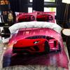 Sports Car Duvet Cover Set Luxury High Quality 3D Printed Bedding 2/3pcs Double Queen King Bedclothes Adults Boys Home Textile