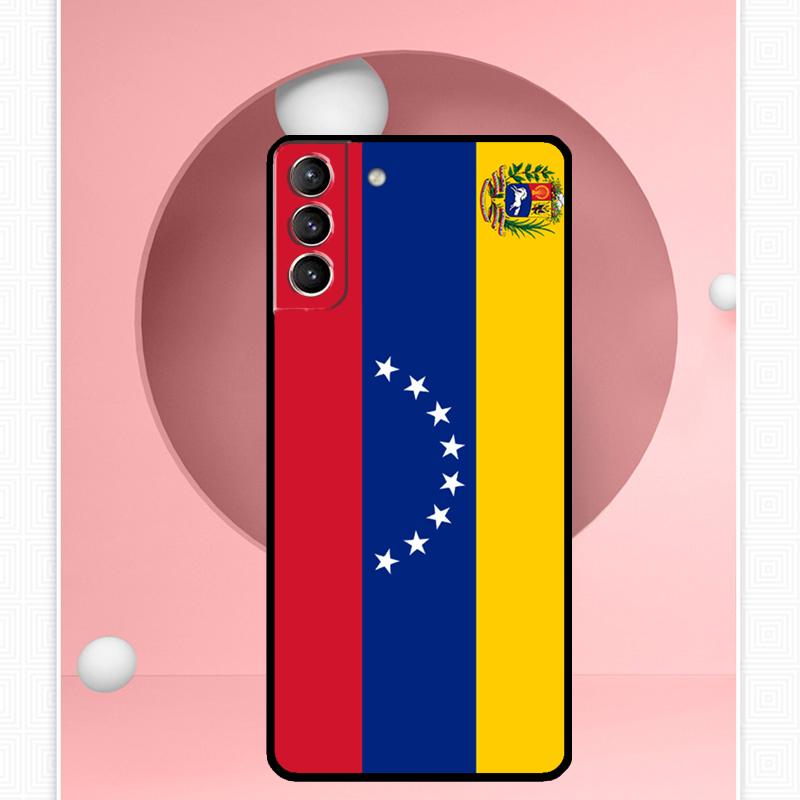 Чехол с флагом и гербом Венесуэлы для Samsung Galaxy S24 S23 Ultra S22 S20 FE S21 FE Note 10 20 S8 S9 S10 Plus