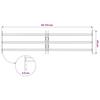 Adjustable Window Grille with 3 Crossbars 1000 1500 mm