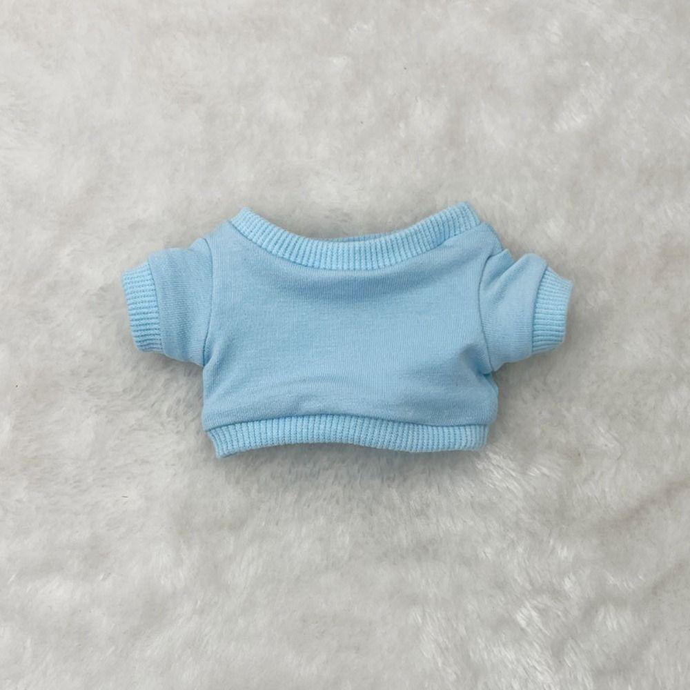 Модная кукольная футболка Шорты Разноцветные Кукольная одежда для кукол 1/11 1/12 OB11 для 10-сантиметровой хлопковой куклы