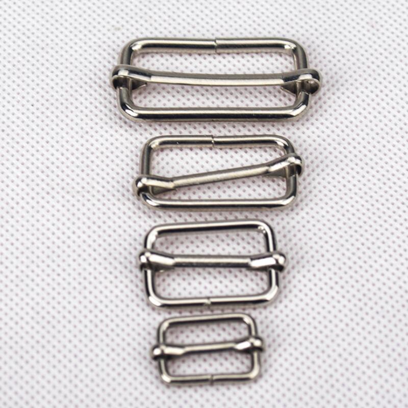 5 шт. металлическая лямка для сумки с пряжкой, регулятор слайдов, регулируемые квадратные кольцевые пряжки
