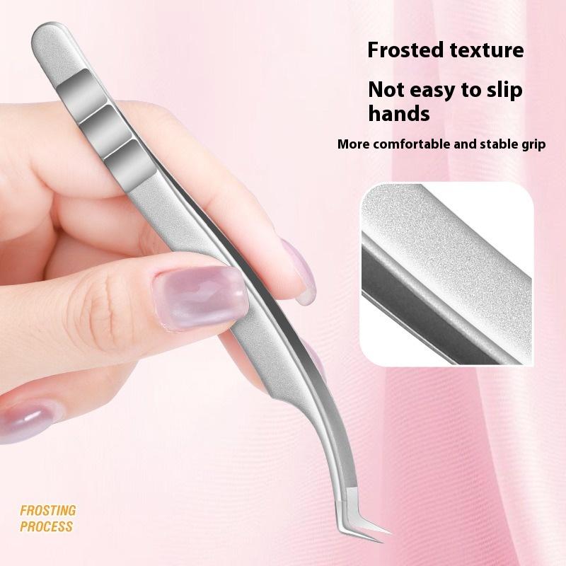 High Precision Eyelash Tweezers Beauty Eyelash Professional Grafting Eyelash High-Precision Flowering Tweezers Makeup Tools