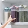 Kitchen Food Grains Plastic Storage Box Jars Home Large Capacity Snacks Dry Goods Sealed Transparent Organizer Containers Cans