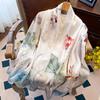 Shawl silk scarf women's versatile spring and autumn silk cheongsam with Hangzhou gift mother-in-law gift long scarf
