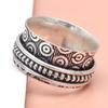 Silver Spinner Ring For Women Four Spinner Ring Fidget Silver Jewelry Ring"10"